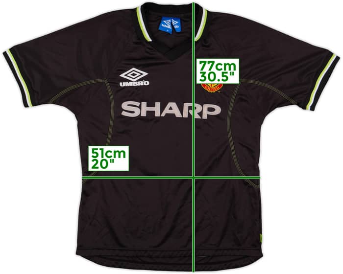 1998-99 Manchester United Third Shirt Scholes #18 - 6/10 - (M)