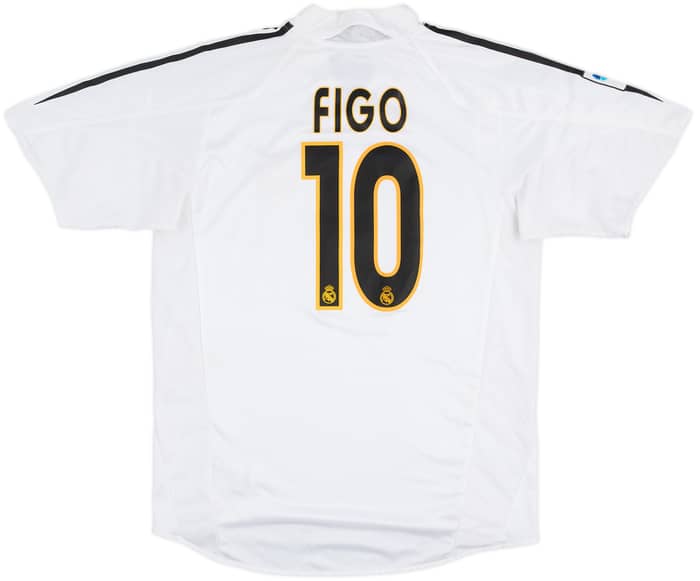 2004-05 Real Madrid Camiseta Local Figo #10 - 7/10 - (M)