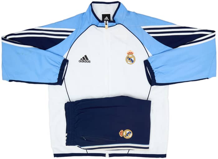 2005-06 Real Madrid adidas Tracksuit - 7/10 - (L)