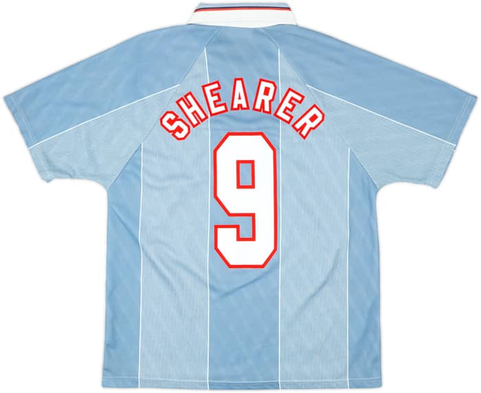 1996-97 England Away Shirt Shearer #9 - 9/10 - (L)