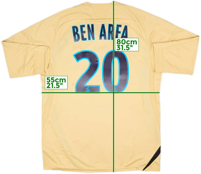 2008-09 Olympique Marseille Third Shirt Ben Arfa #20 - 8/10 - (L)
