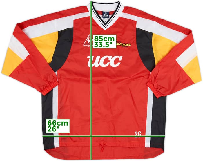 1999 Nagoya Grampus Eight Le Coq Sportif Player Issue Shell Top #26 - 9/10 - (L)