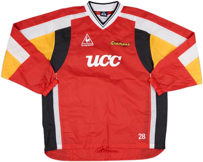 1999 Nagoya Grampus Eight Le Coq Sportif Player Issue Shell Top #28 - 10/10 - (L)