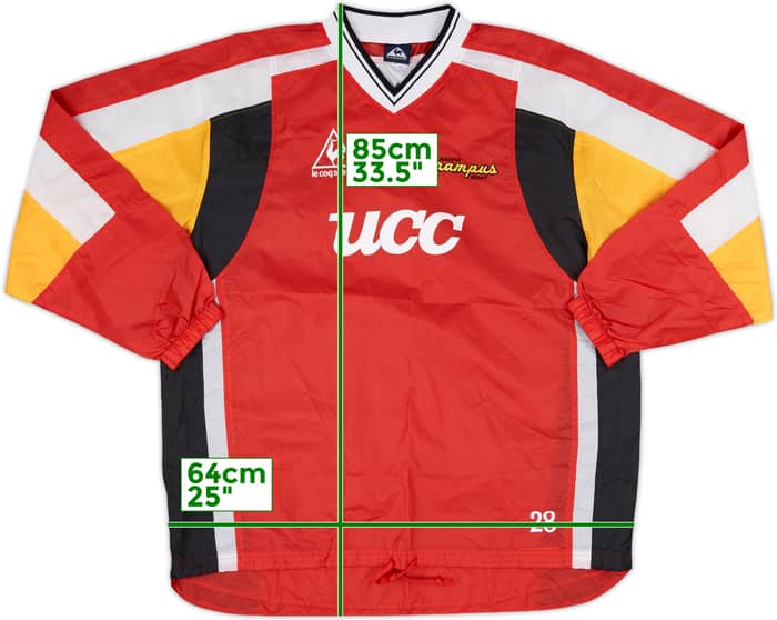 1999 Nagoya Grampus Eight Le Coq Sportif Player Issue Shell Top #28 - 10/10 - (L)