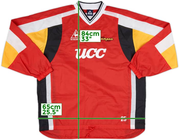 1999 Nagoya Grampus Eight Le Coq Sportif Player Issue Shell Top #25 - 9/10 - (L)
