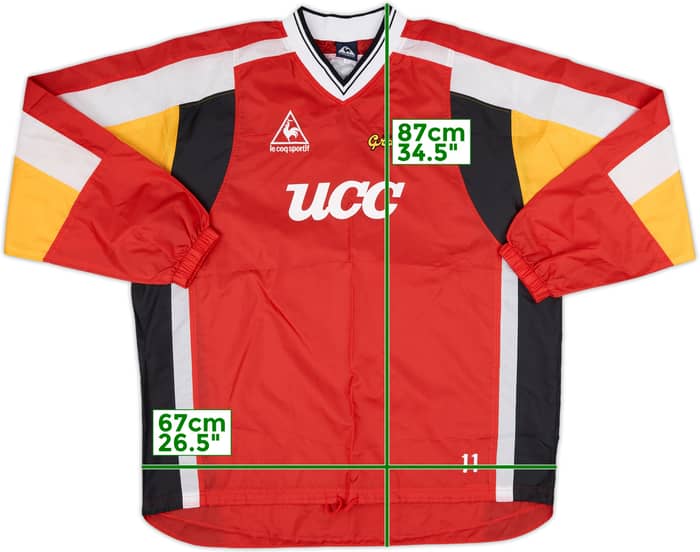 1999 Nagoya Grampus Eight Le Coq Sportif Player Issue Shell Top #11 - 10/10 - (XL)