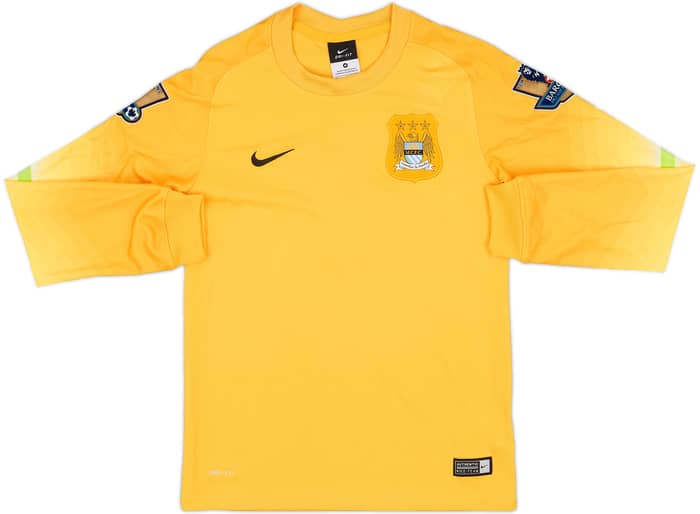 2014-15 Manchester City GK Shirt Hart #1 - 9/10 - (M.Boys)