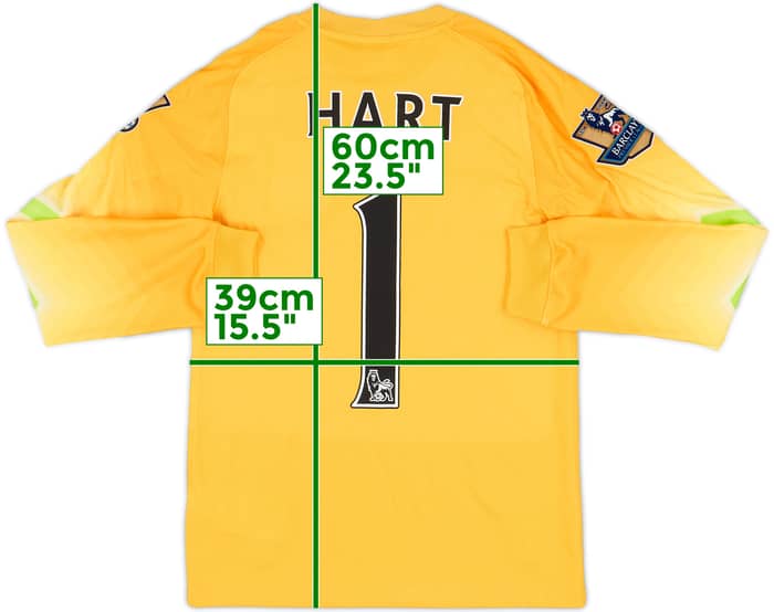 2014-15 Manchester City GK Shirt Hart #1 - 9/10 - (M.Boys)