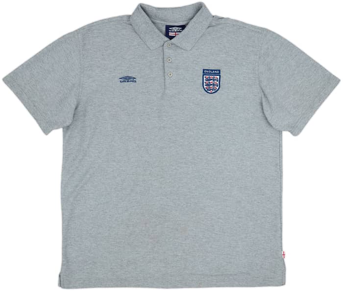 2002-03 England Umbro Polo Shirt - 8/10 - (XL)
