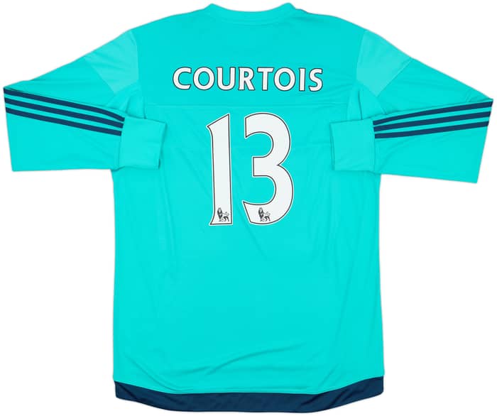 2015-16 Chelsea GK Shirt Courtois #13 - 8/10 - (L)
