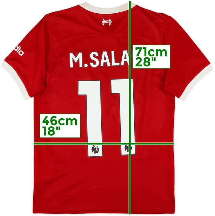 2023-24 Liverpool Home Shirt Salah #11 - 5/10 - (S)