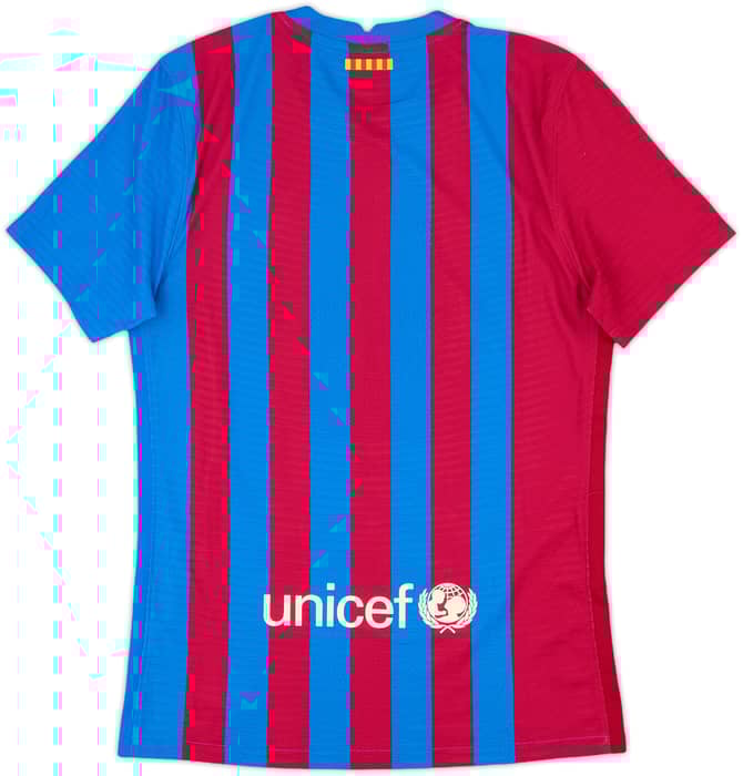 2021-22 Barcelona Authentic Home Shirt - 8/10 - (S)