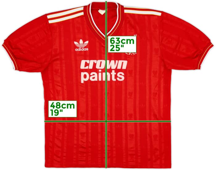 1985-87 Liverpool Home Shirt - 8/10 - (L)