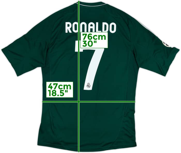 2012-13 Real Madrid CL Third Shirt Ronaldo #7 - 6/10 - (M)