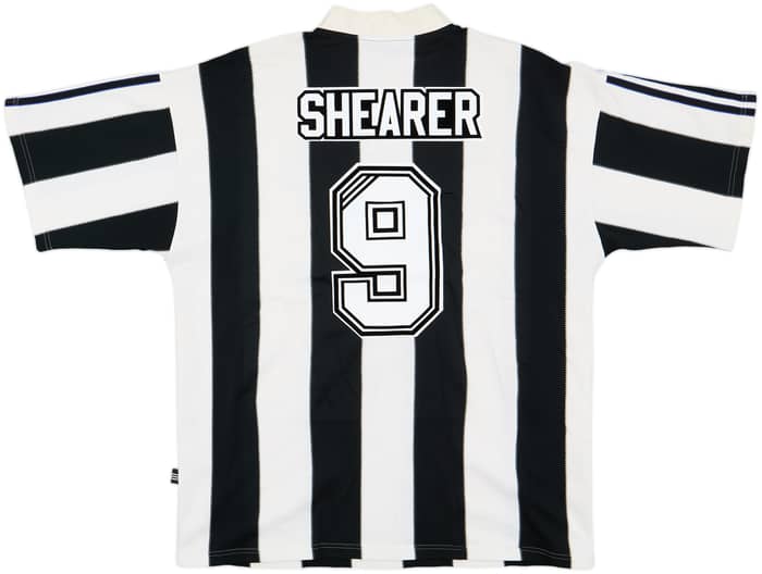 1995-97 Newcastle Home Shirt Shearer #9 - 8/10 - (XL)