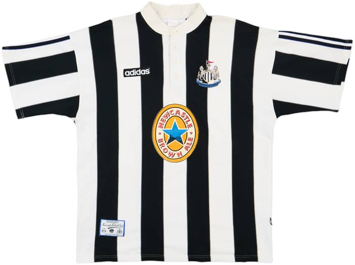 1995-97 Newcastle Home Shirt Shearer #9 - 8/10 - (XL)