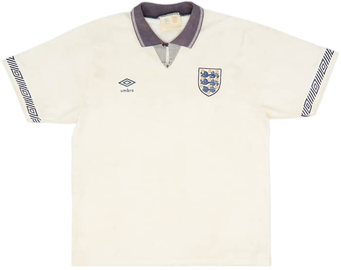 1990-92 England Home Shirt - 5/10 - (L)