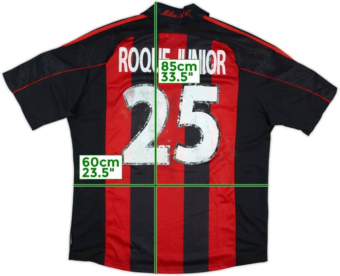 2000-02 AC Milan Match Issue Home Shirt Roque Junior #25