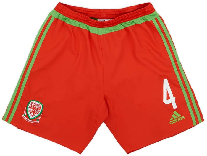 2015-16 Wales Player Issue Home Shorts - 5/10