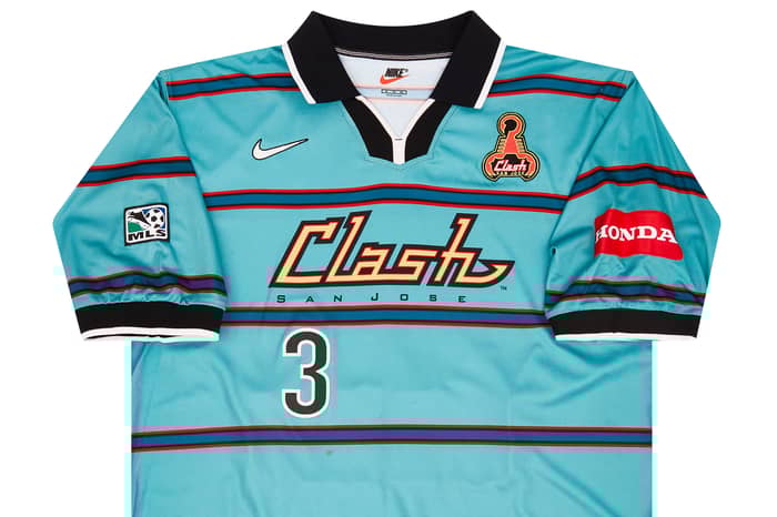 1998 San Jose Clash Match Issue Away Shirt Doyle #3