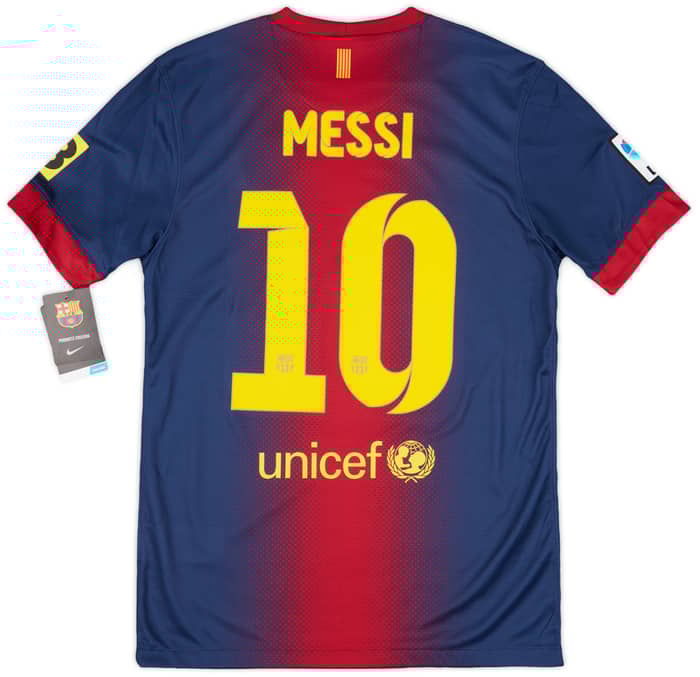 2012-13 Barcelona Home Shirt Messi #10 (S)