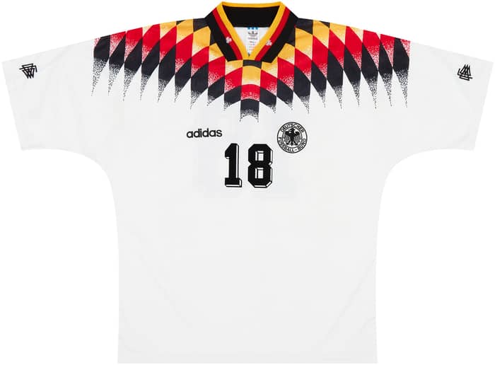 1994-96 Germany Home Shirt Klinsmann #18 - 8/10 - (S)