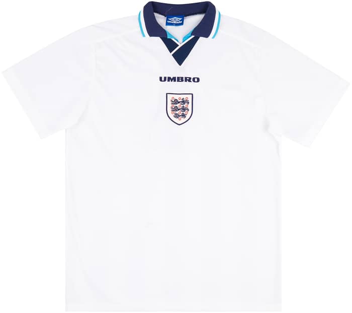 1995-97 England Match Issue Home Shirt #4