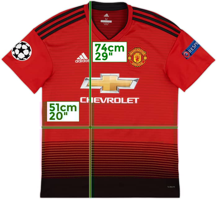 2018-19 Manchester United Home Shirt Lukaku #9 - 10/10 - (M)