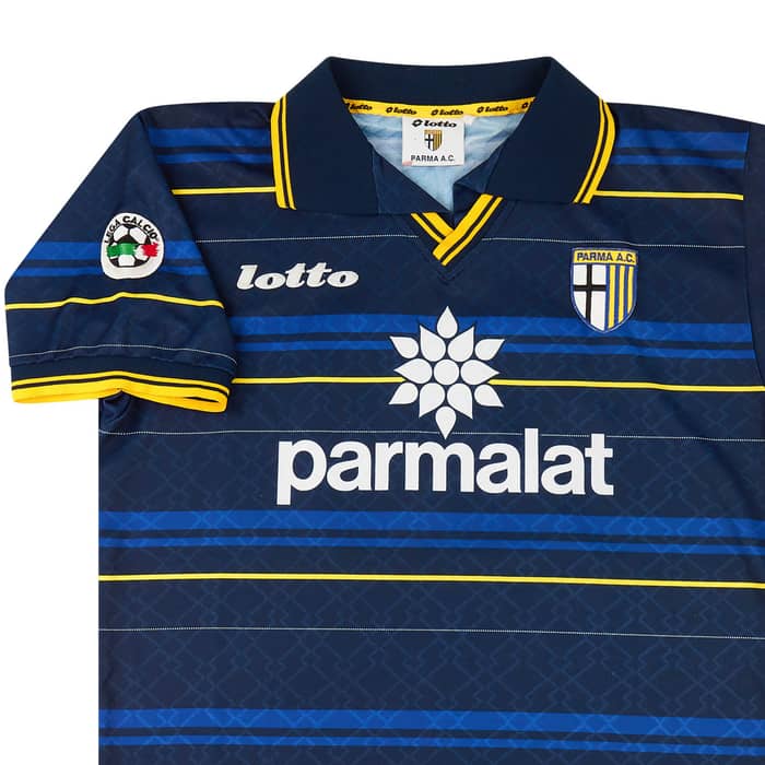 1998-99 Parma Match Issue Third Shirt Chiesa #20