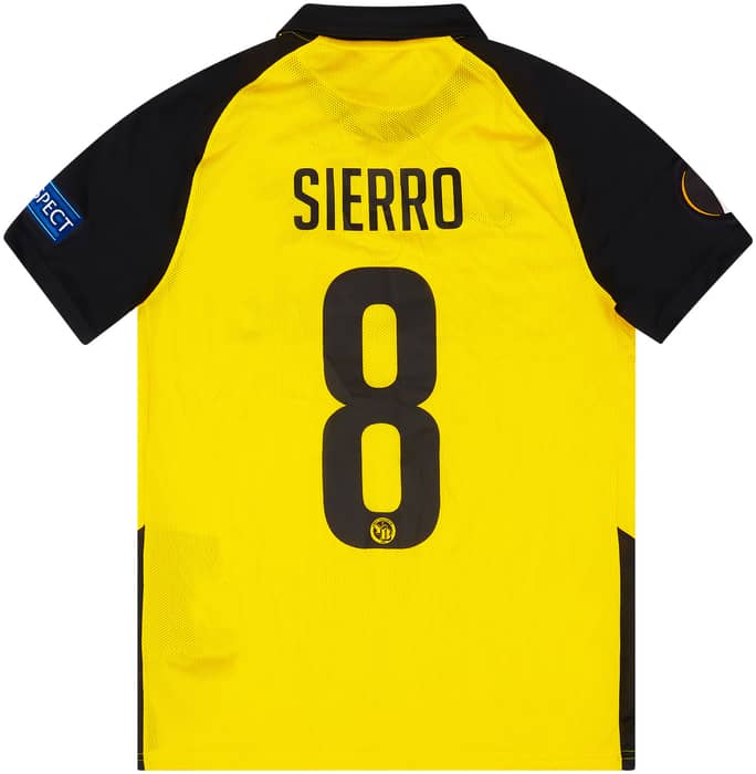 2020-21 BSC Young Boys Match Issue Home Shirt Sierro #8 (v Ajax)