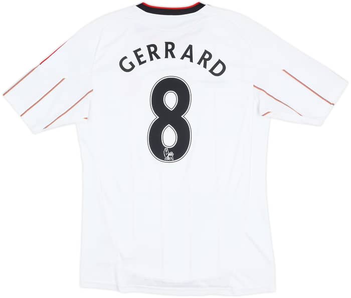 2010-11 Liverpool Camiseta Visitante Gerrard #8 - 5/10 - (M)
