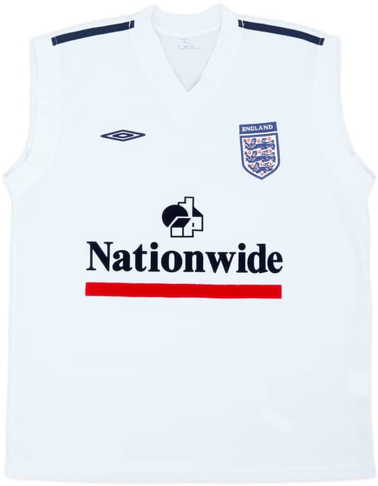 2004-05 England Umbro Training Vest - 8/10 - (M)