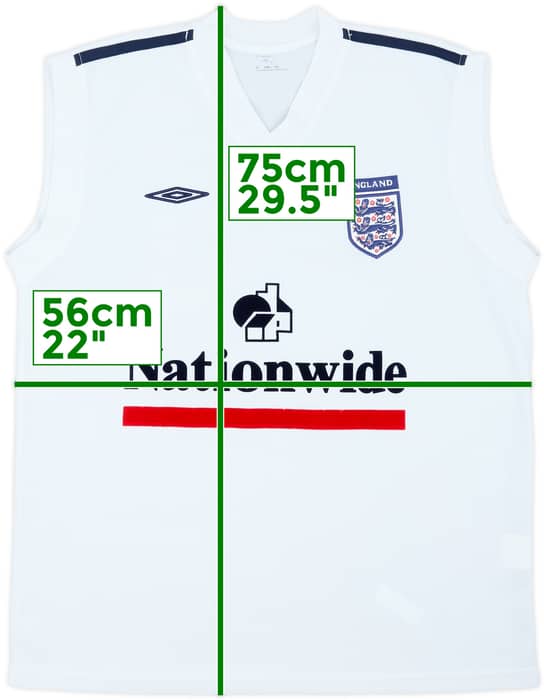 2004-05 England Umbro Training Vest - 8/10 - (M)