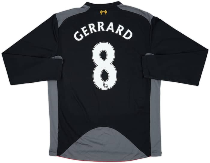 2012-13 Liverpool Away L/S Shirt Gerrard #8 - 7/10 - (L)