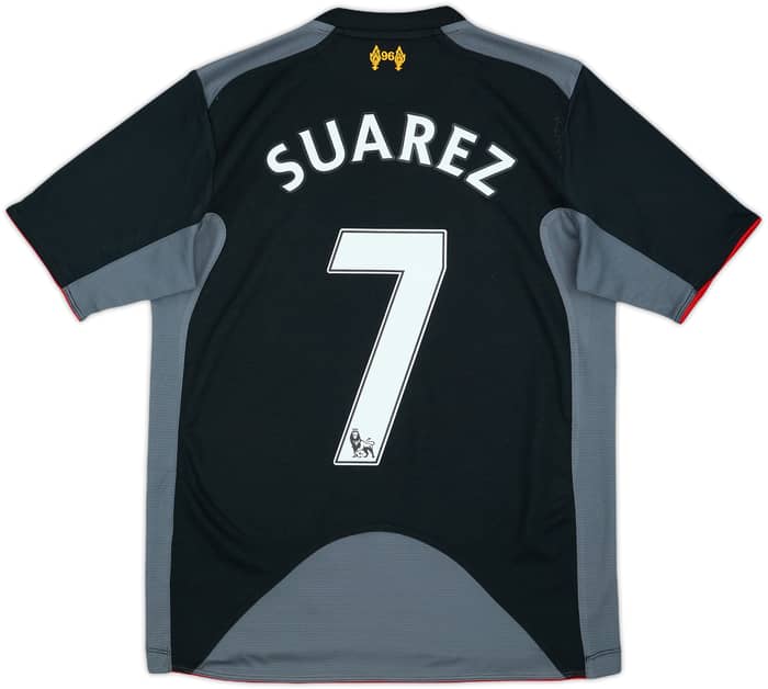 2012-13 Liverpool Away Shirt Suarez #7 - 8/10 - (L.Boys)