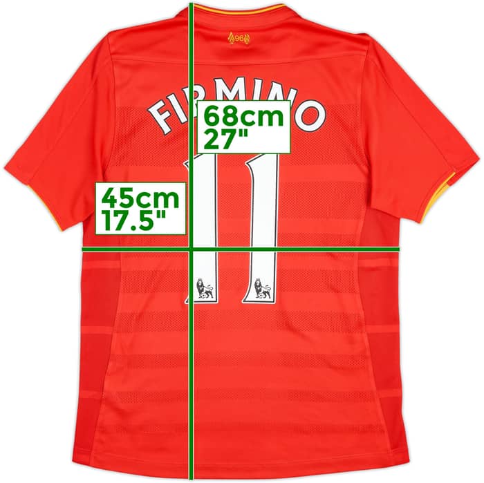 2016-17 Liverpool Home Shirt Firmino #11 - 6/10 - (15-16 Years)