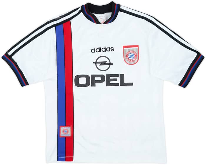 1996-98 Bayern Munich Away Shirt Matthaus #10 - 8/10 - (L.Boys)