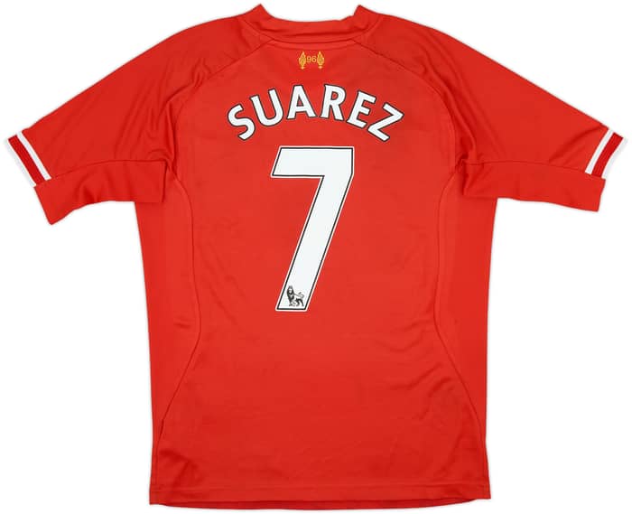 2013-14 Liverpool Home Shirt Suarez #7 - 5/10 - (S)