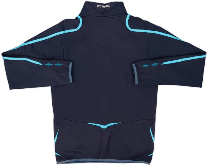 2007-08 West Ham Umbro 1/4 Zip Drill Top - 8/10 - (S)