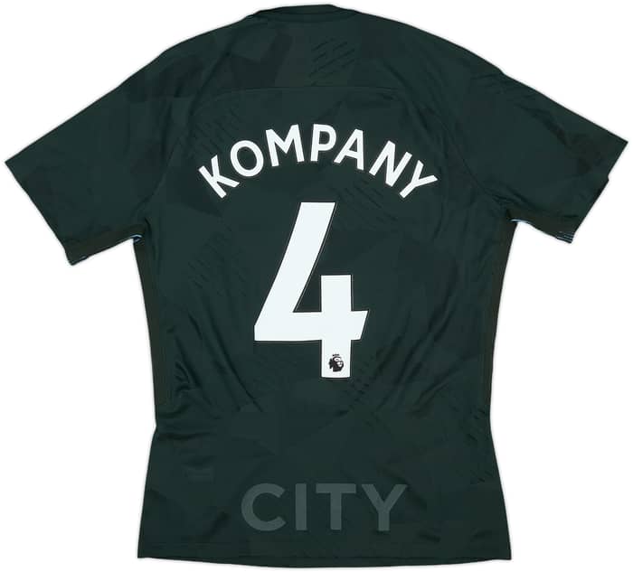 2017-18 Manchester City Player Issue Third Shirt Kompany #4 - 8/10 - (M)