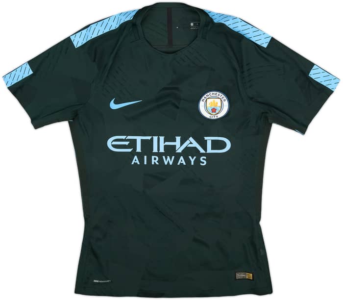 2017-18 Manchester City Player Issue Third Shirt Kompany #4 - 8/10 - (M)