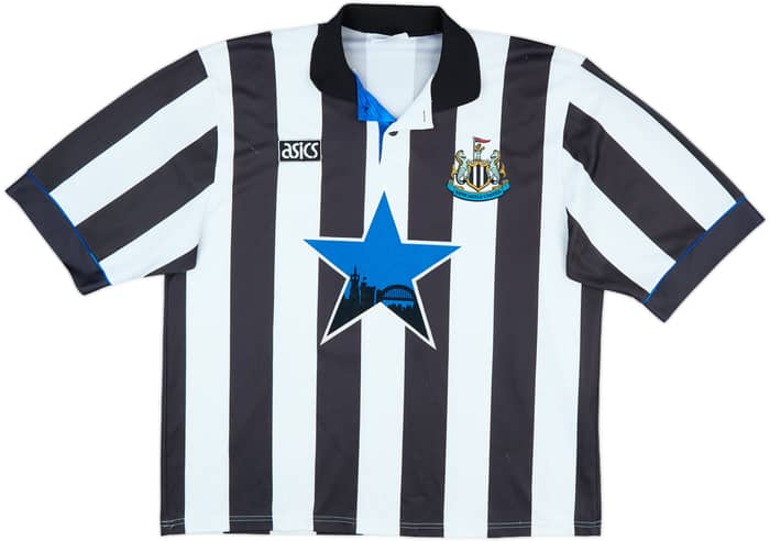 1993-95 Newcastle Home Shirt Cole #9 - 8/10 - (XL)