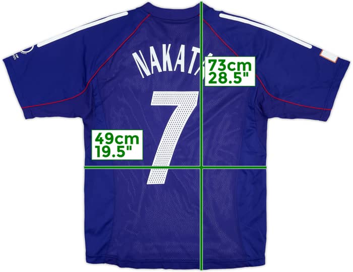 2002-04 Japan Player Issue Home Shirt Nakata #7 - 9/10 - (S)