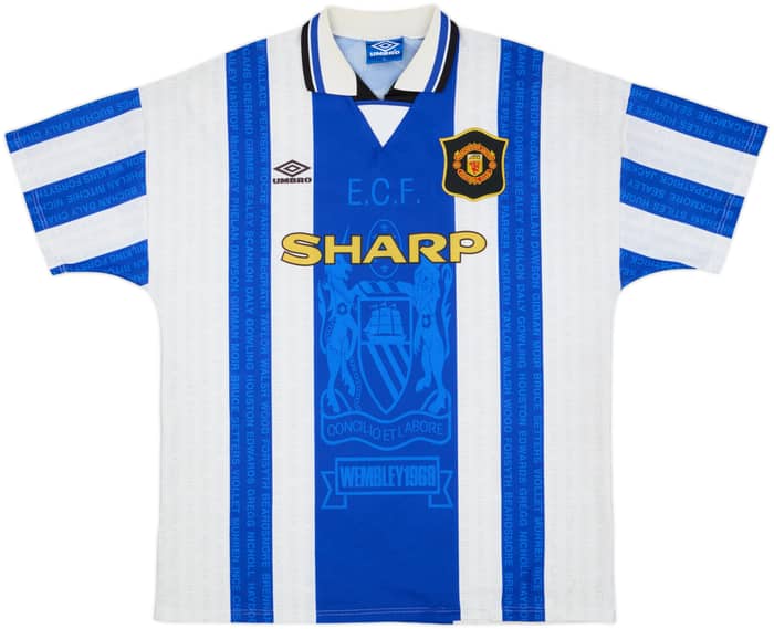 1994-96 Manchester United Third Shirt Cantona #7 - 8/10 - (XL)