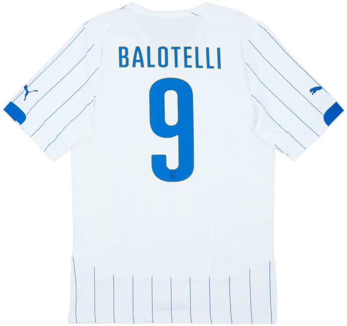 2014-15 Italy Player Issue ACTV Away Shirt Balotelli #9 (3XL)