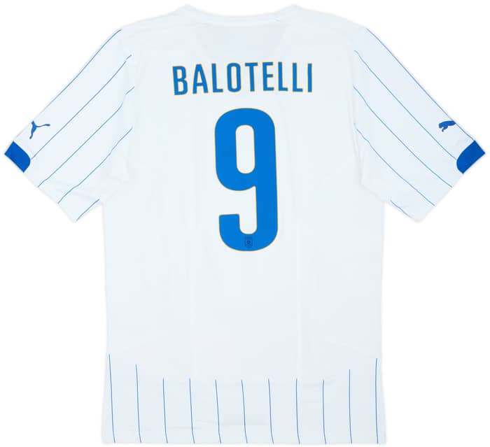 2014-15 Italy Player Issue ACTV Away Shirt Balotelli #9 (3XL)