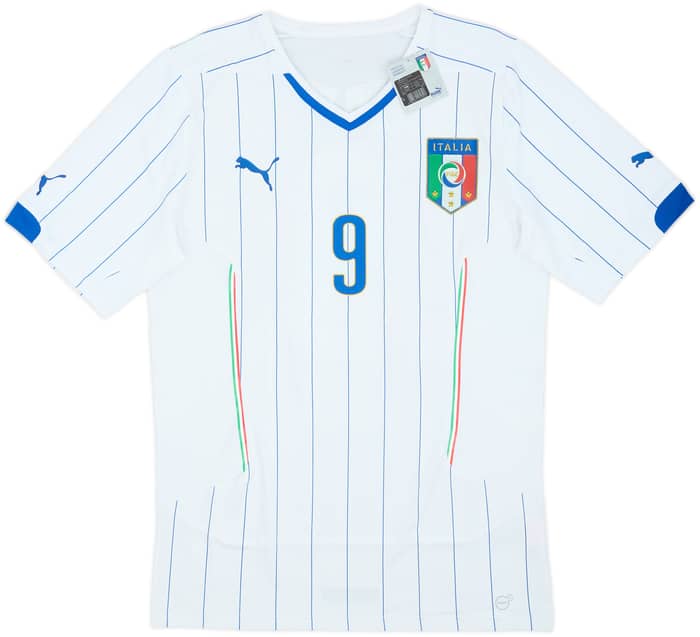2014-15 Italy Player Issue ACTV Away Shirt Balotelli #9 (3XL)