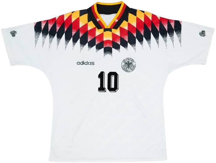 1994-96 Germany Home Shirt Matthaus #10 - 4/10 - (L)