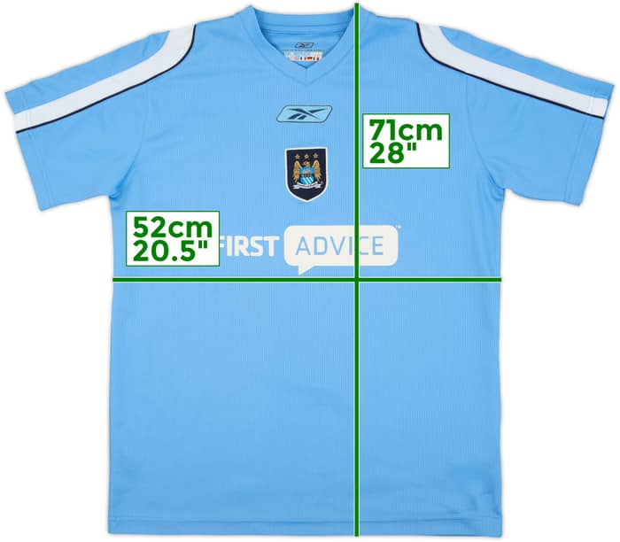 2003-04 Manchester City Reebok Training Shirt - 9/10 - (S)