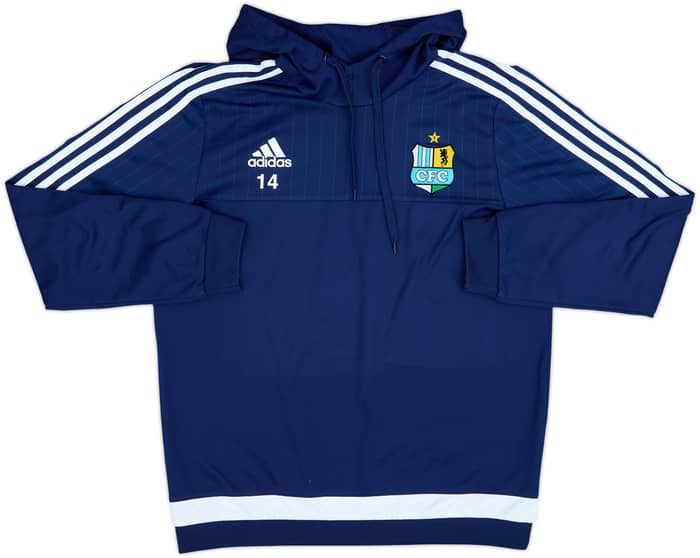 Sudadera con capucha versión jugador adidas del Chemnitzer 2016-17 #14 - 8/10 - (M)